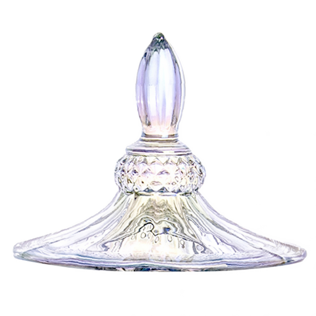 Fotografia para o produto Potiche com pé em cristal ecológico Ø11xA24,5cm cor furta cor