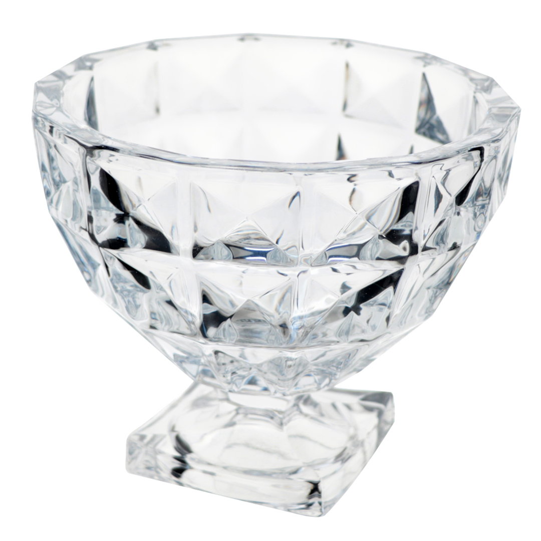 Fotografia para o produto Potiche com pé em cristal Ø17,5xA25cm