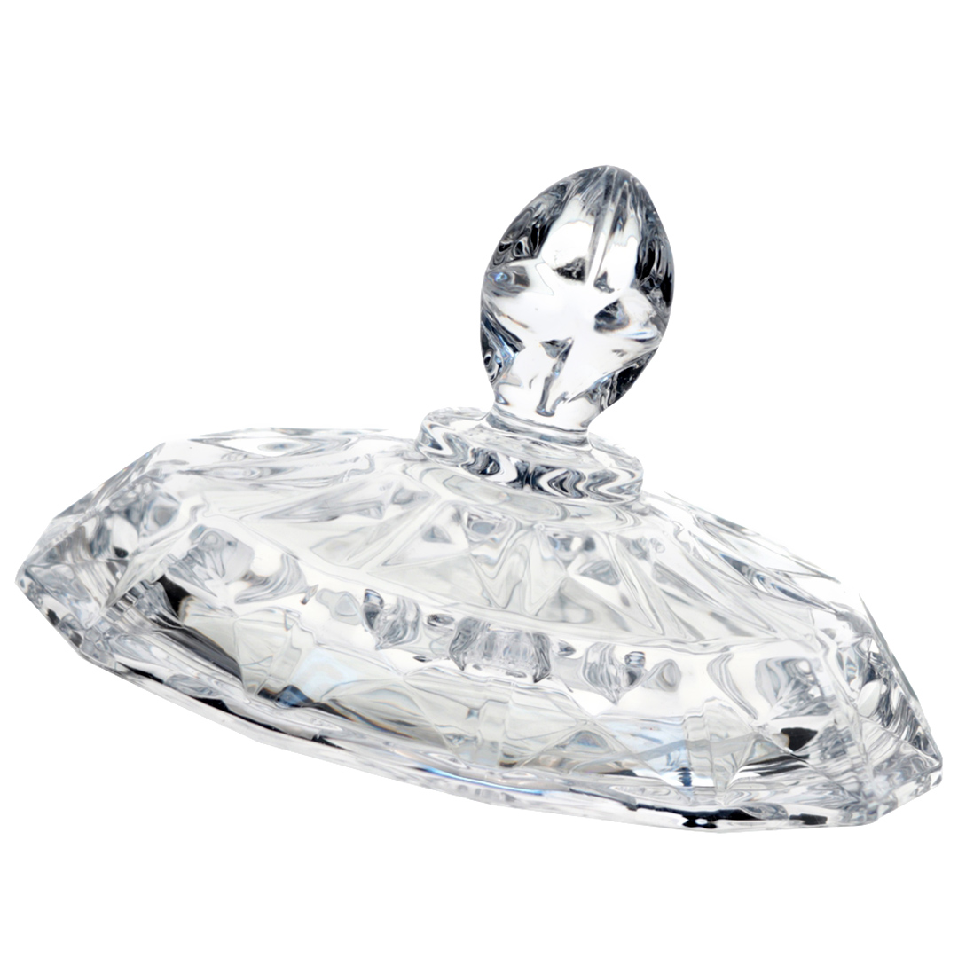 Fotografia para o produto Potiche com pé em cristal Ø17,5xA25cm