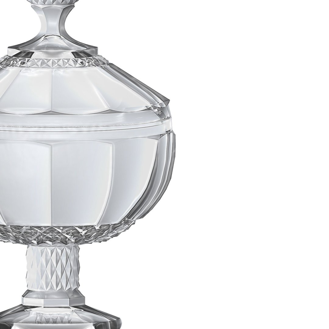 Fotografia para o produto Potiche em cristal com pé Ø12xA21,2cm