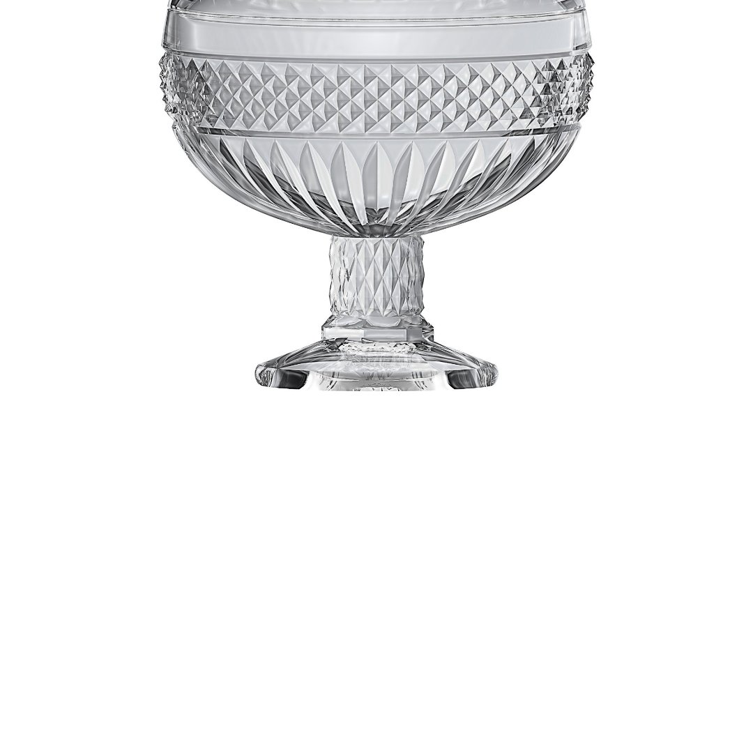 Fotografia para o produto Potiche em cristal com pé Ø12xA21,2cm