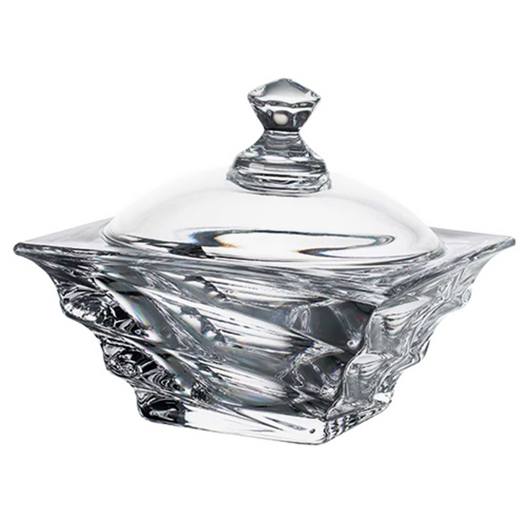 Fotografia para o produto Potiche em cristal ecológico L11xP11xA11,5cm