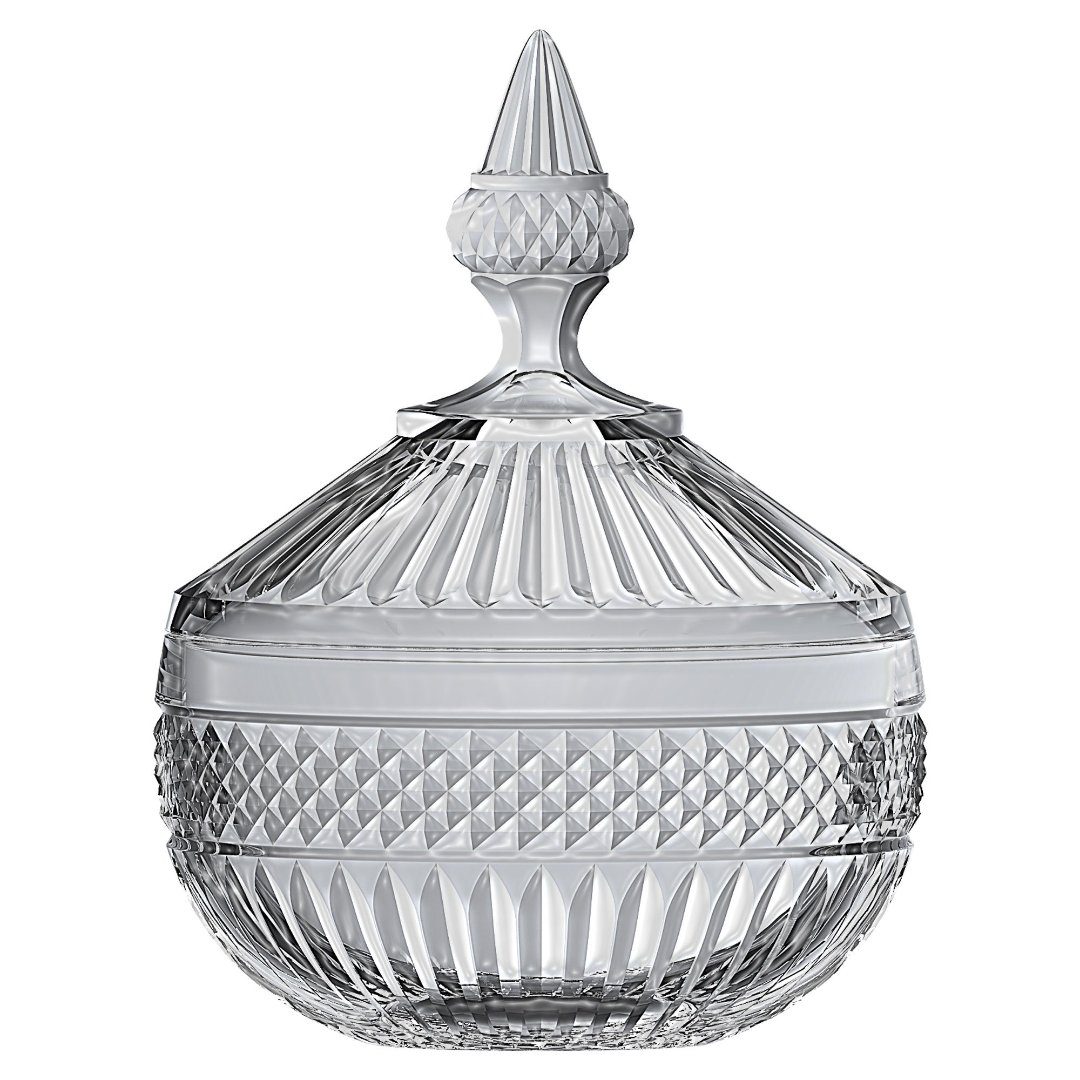 Imagem ilustrativa para Potiche em cristal Ø12xA16,7cm