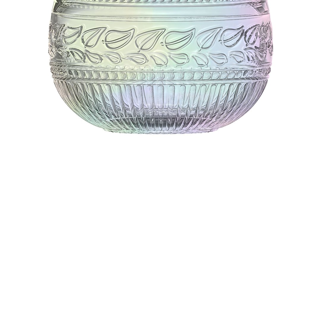 Fotografia para o produto Potiche em cristal Ø12xA16,7cm cor furta-cor