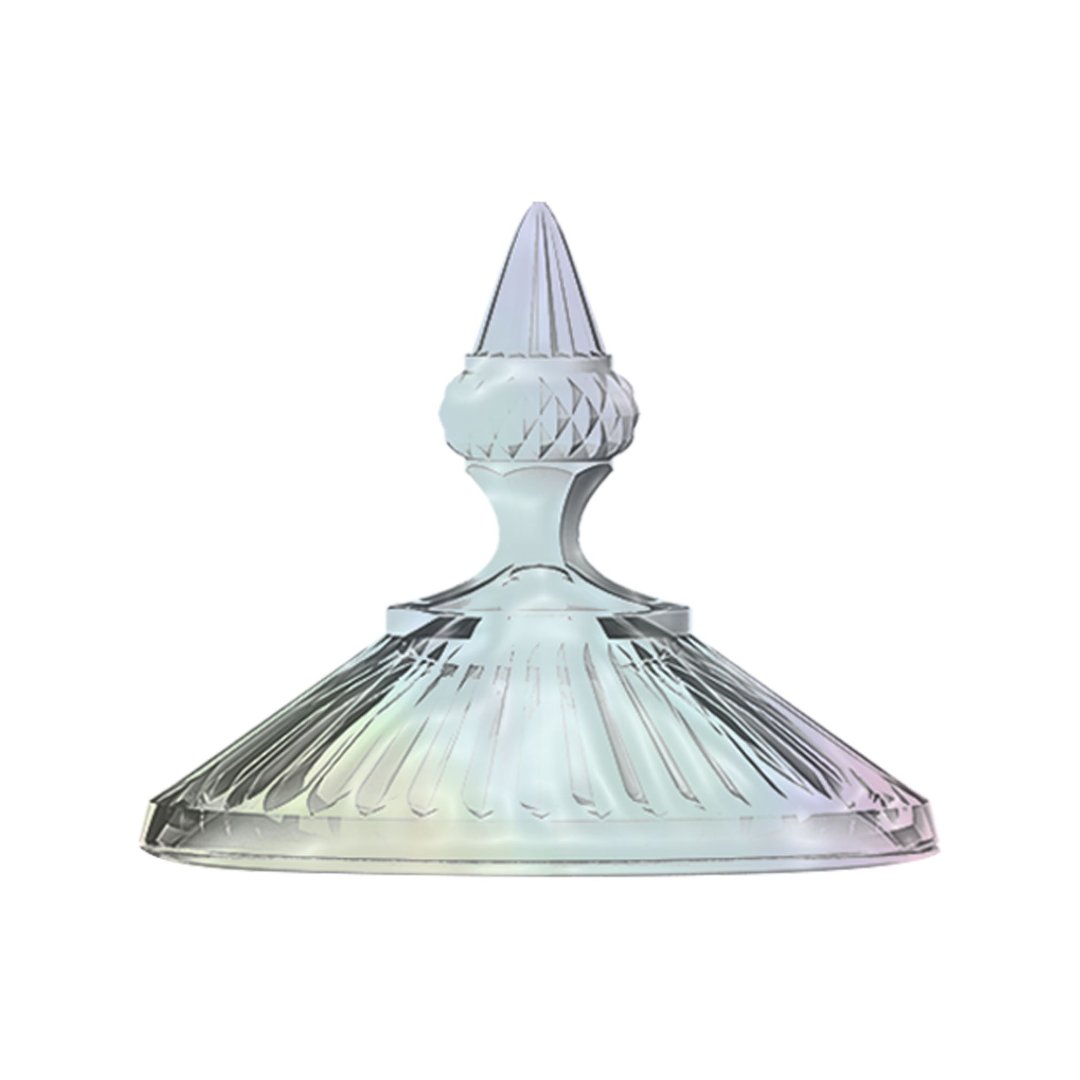 Fotografia para o produto Potiche em cristal Ø12xA16,7cm cor furta-cor