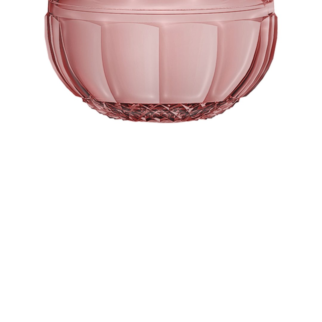 Fotografia para o produto Potiche em cristal Ø12xA16,7cm cor rosa