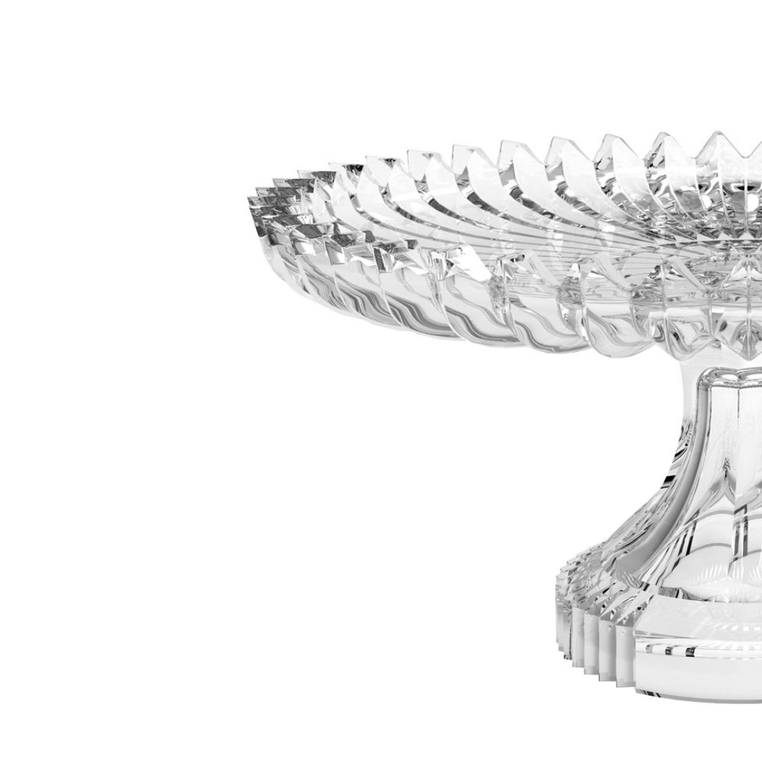 Fotografia para o produto Prato Brazilia para bolo em vidro com pé Ø29,2xA14cm