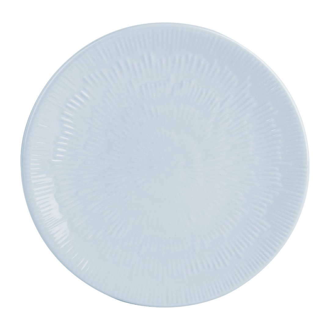 Imagem ilustrativa para Prato para sobremesa em porcelana Ø20cm cor azul claro