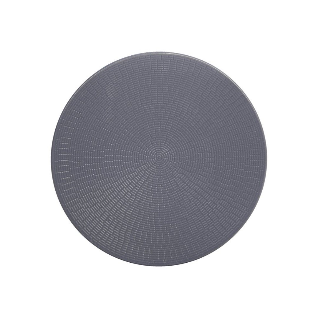 Imagem ilustrativa para Prato para sobremesa em cerâmica Ø20,7cm cor cinza