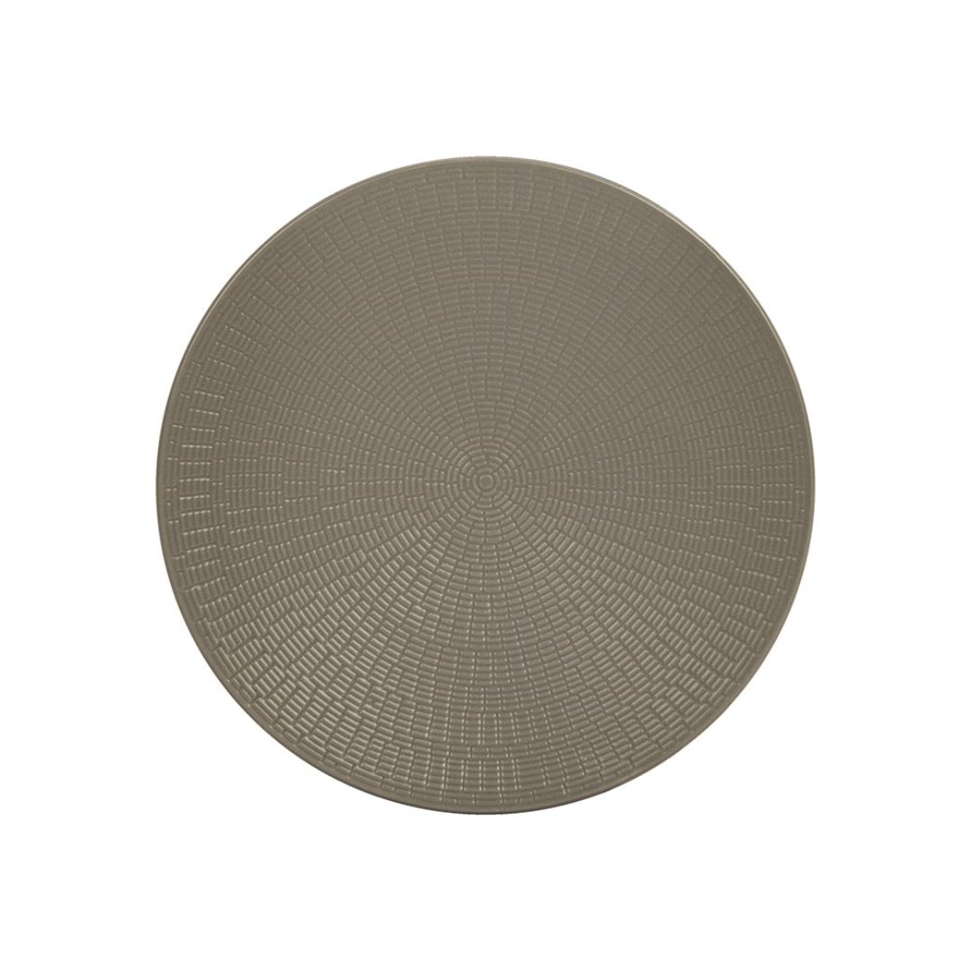 Imagem ilustrativa para Prato para sobremesa em cerâmica Ø20,7cm cor taupe