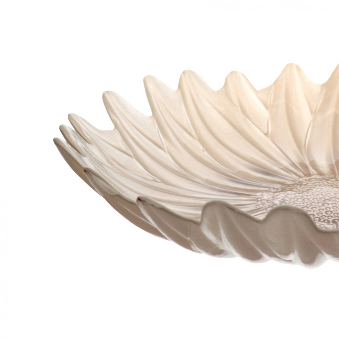 Fotografia para o produto Prato em vidro Ø29xA3cm cor pérola