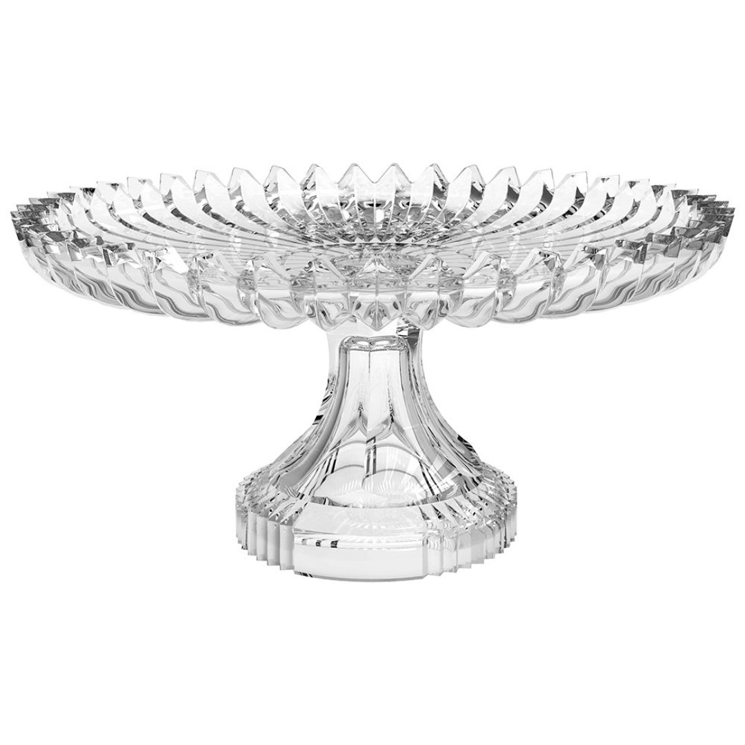 Imagem ilustrativa para Prato para bolo em vidro com pé Ø29,2xA14cm