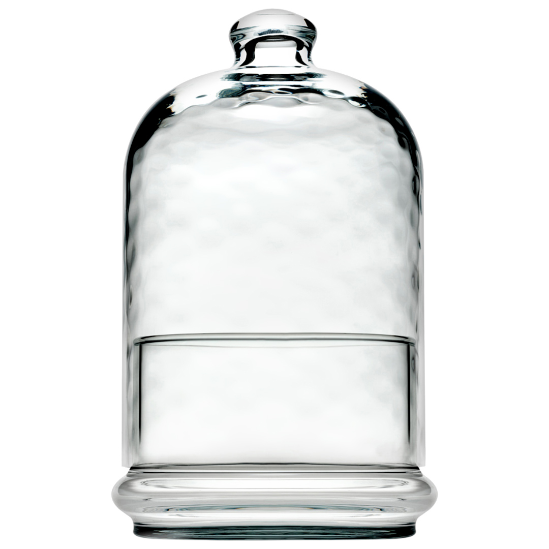 Fotografia para o produto Prato para bolo com pé e tampa em vidro Ø10,5xA19cm