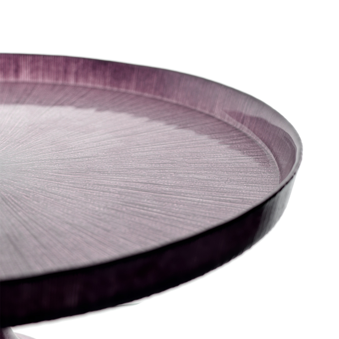 Fotografia para o produto Prato para bolo com pé em vidro Ø32xA14cm