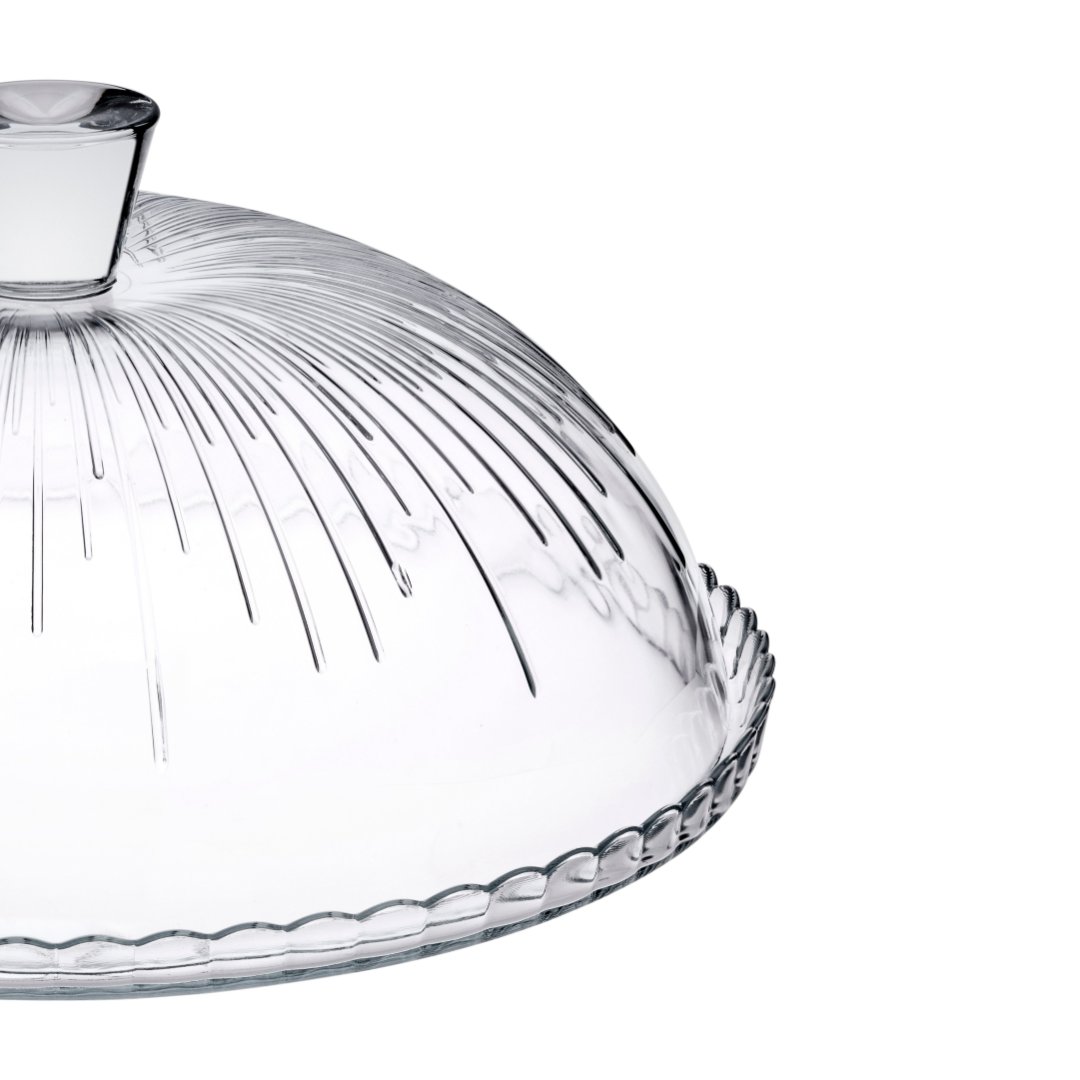 Fotografia para o produto Prato para bolo em vidro com tampa Ø30,5xA11cm