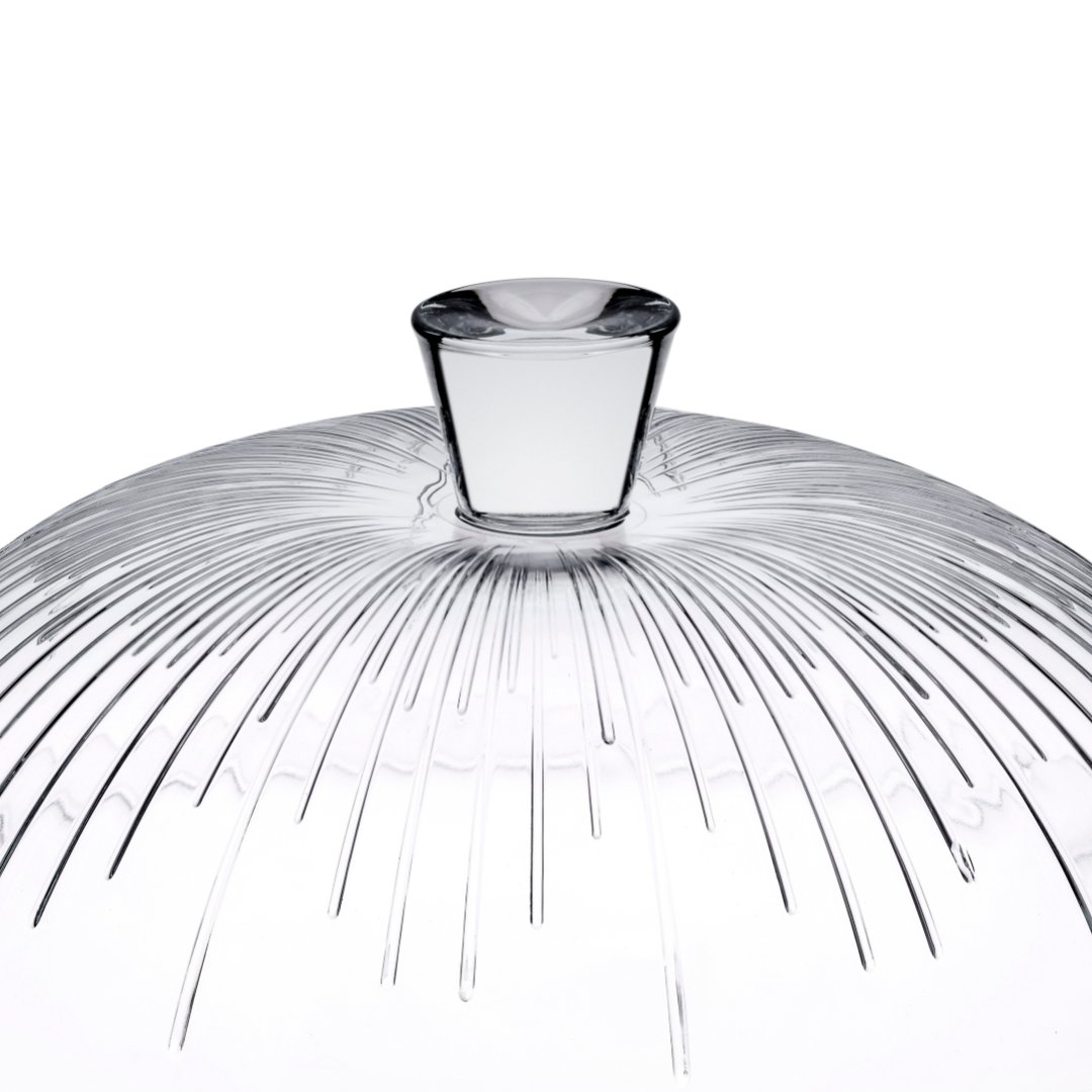 Fotografia para o produto Prato para bolo em vidro com tampa Ø30,5xA11cm