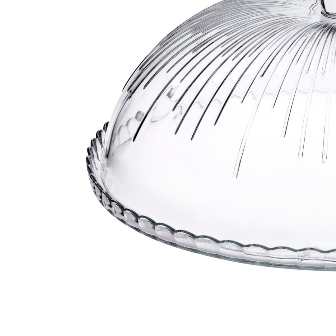 Fotografia para o produto Prato para bolo em vidro com tampa Ø30,5xA11cm