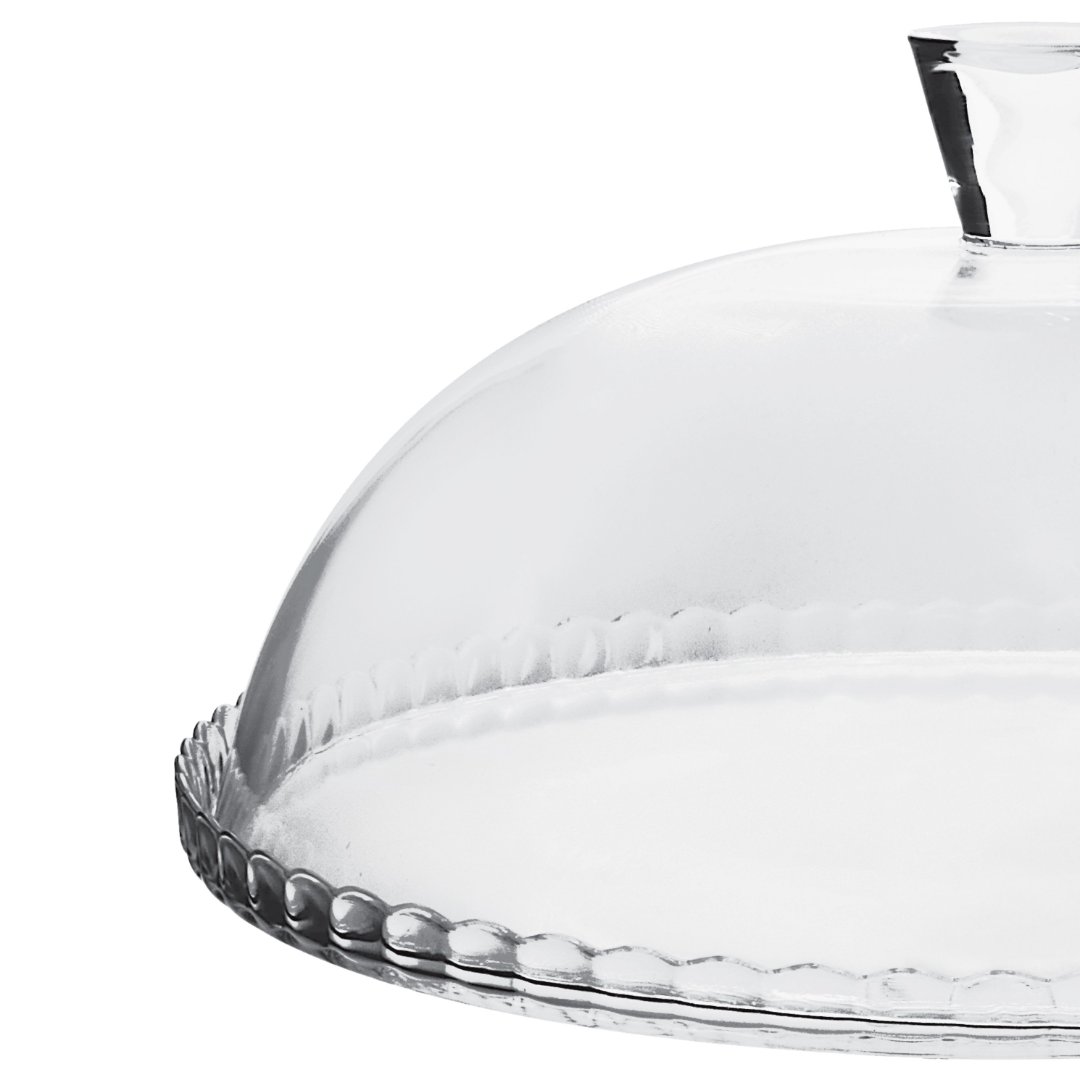 Fotografia para o produto Prato para bolo em vidro com tampa Ø32xA11cm