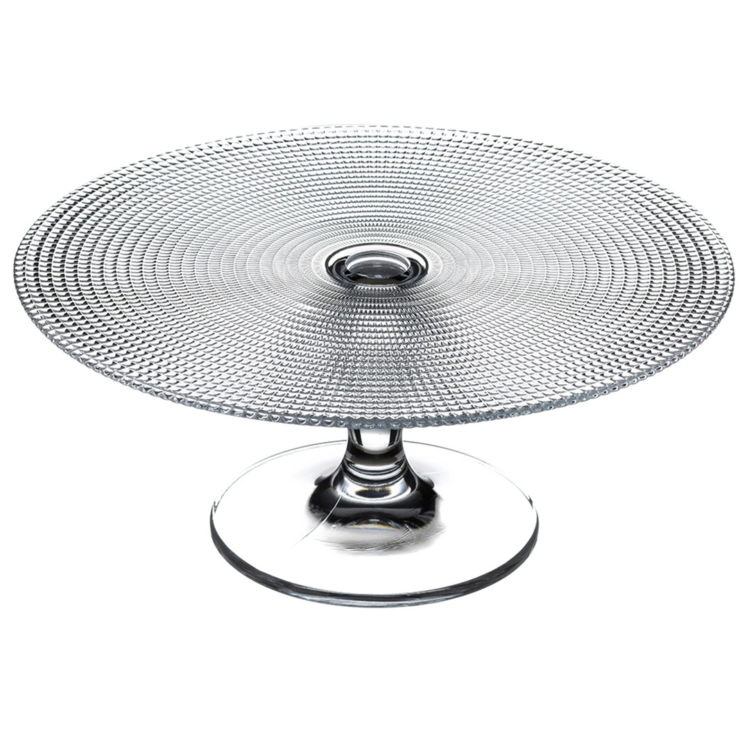 Fotografia para o produto Prato para bolo Patisserie com pé em vidro Ø28cm