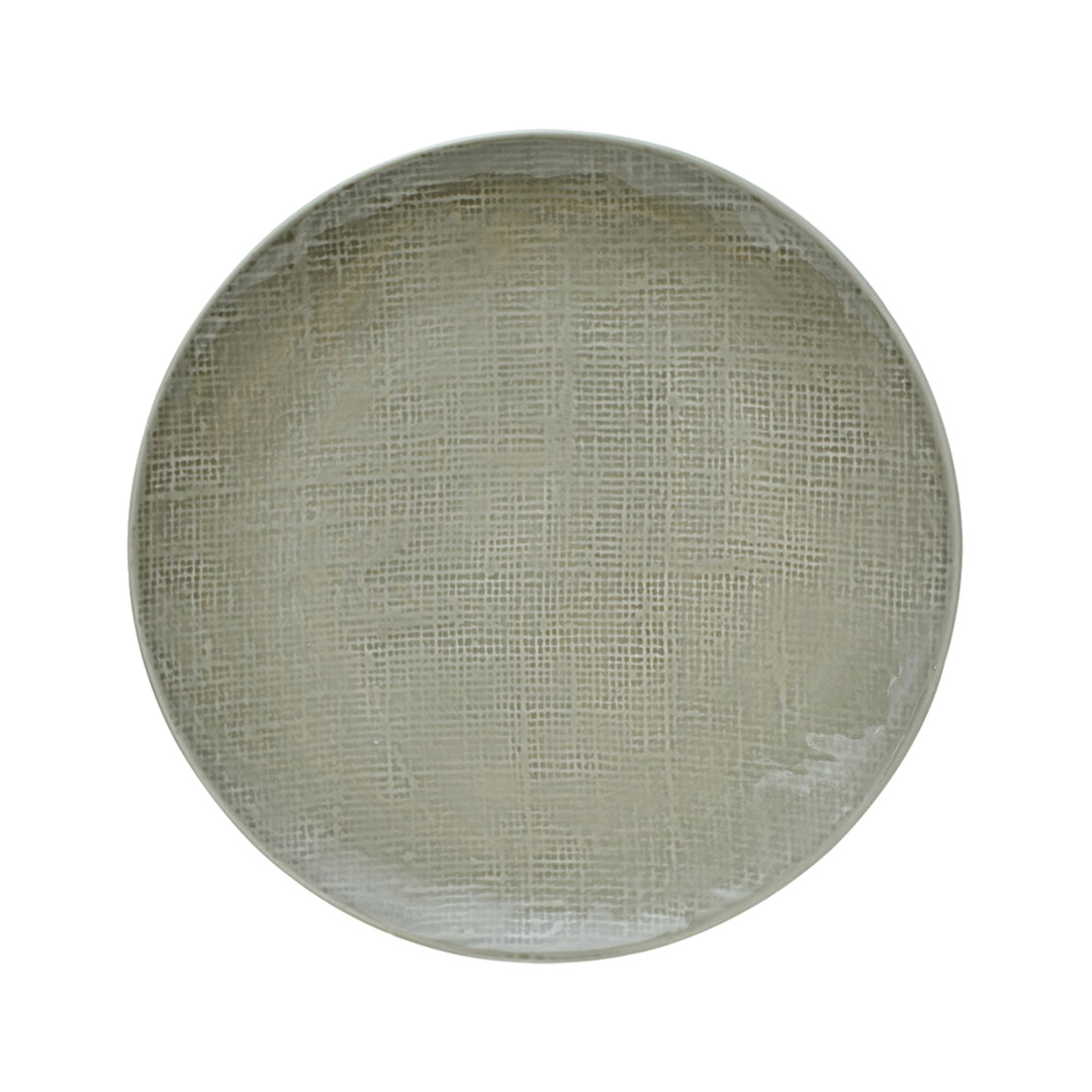 Imagem ilustrativa para Prato para sobremesa em cerâmica Ø22cm cor taupe