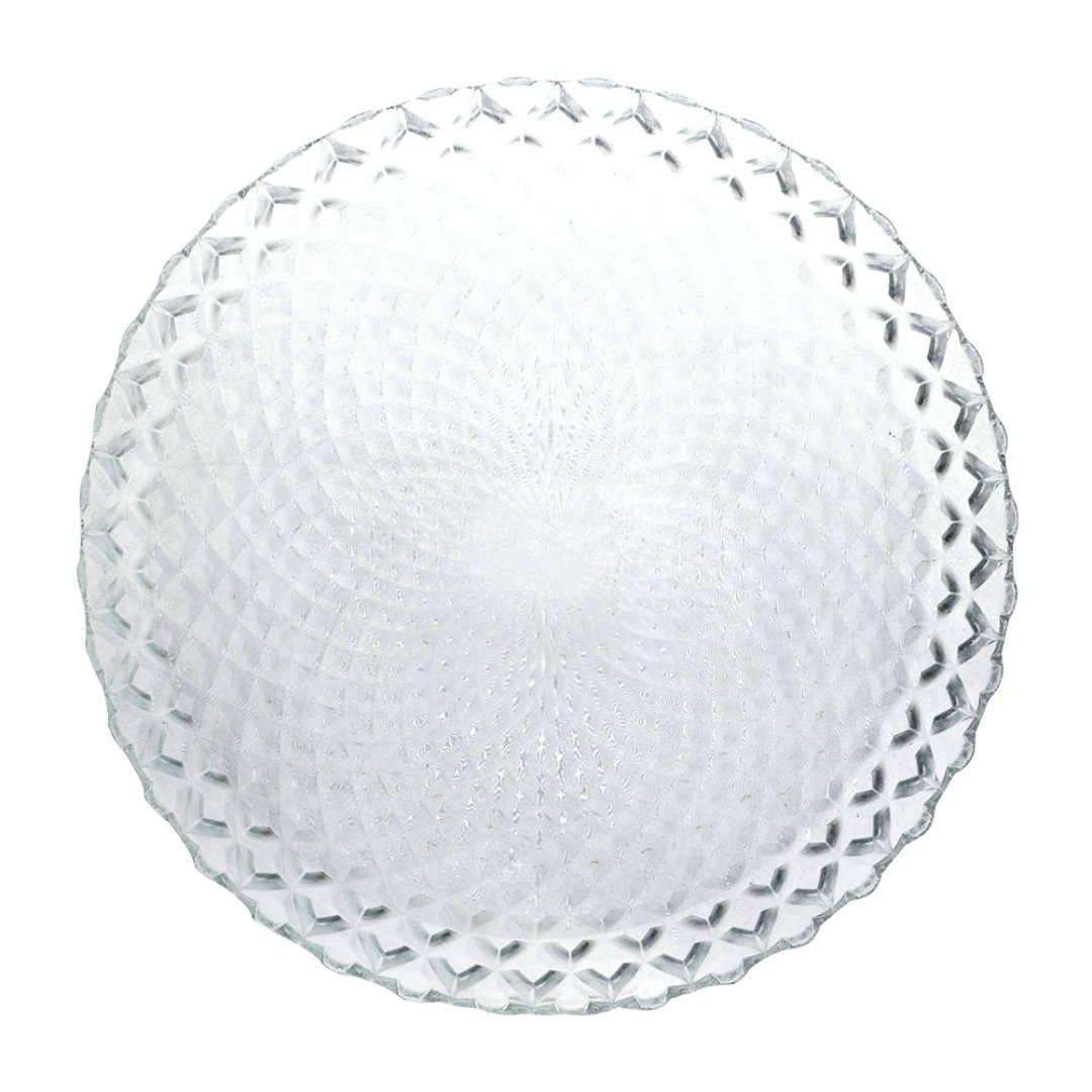 Imagem ilustrativa para Prato para sobremesa em vidro Ø19cm