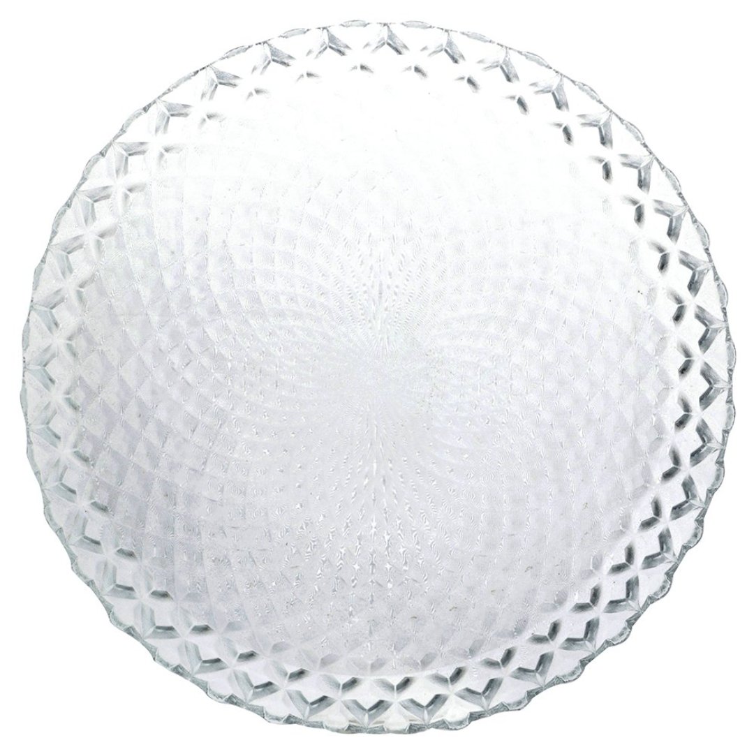 Imagem ilustrativa para Prato raso em vidro Ø27cm