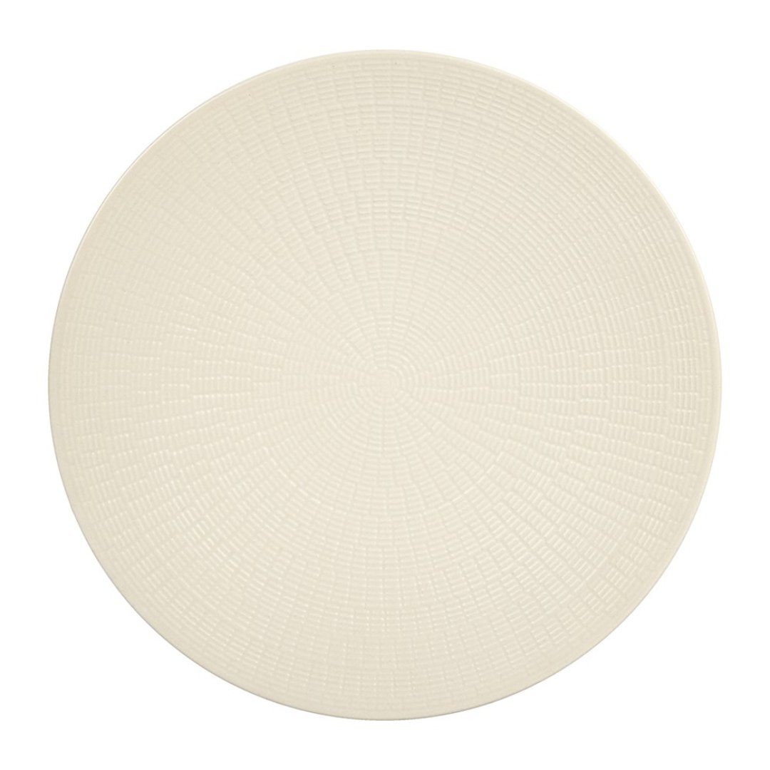 Imagem ilustrativa para Prato raso em cerâmica Ø27cm cor bege