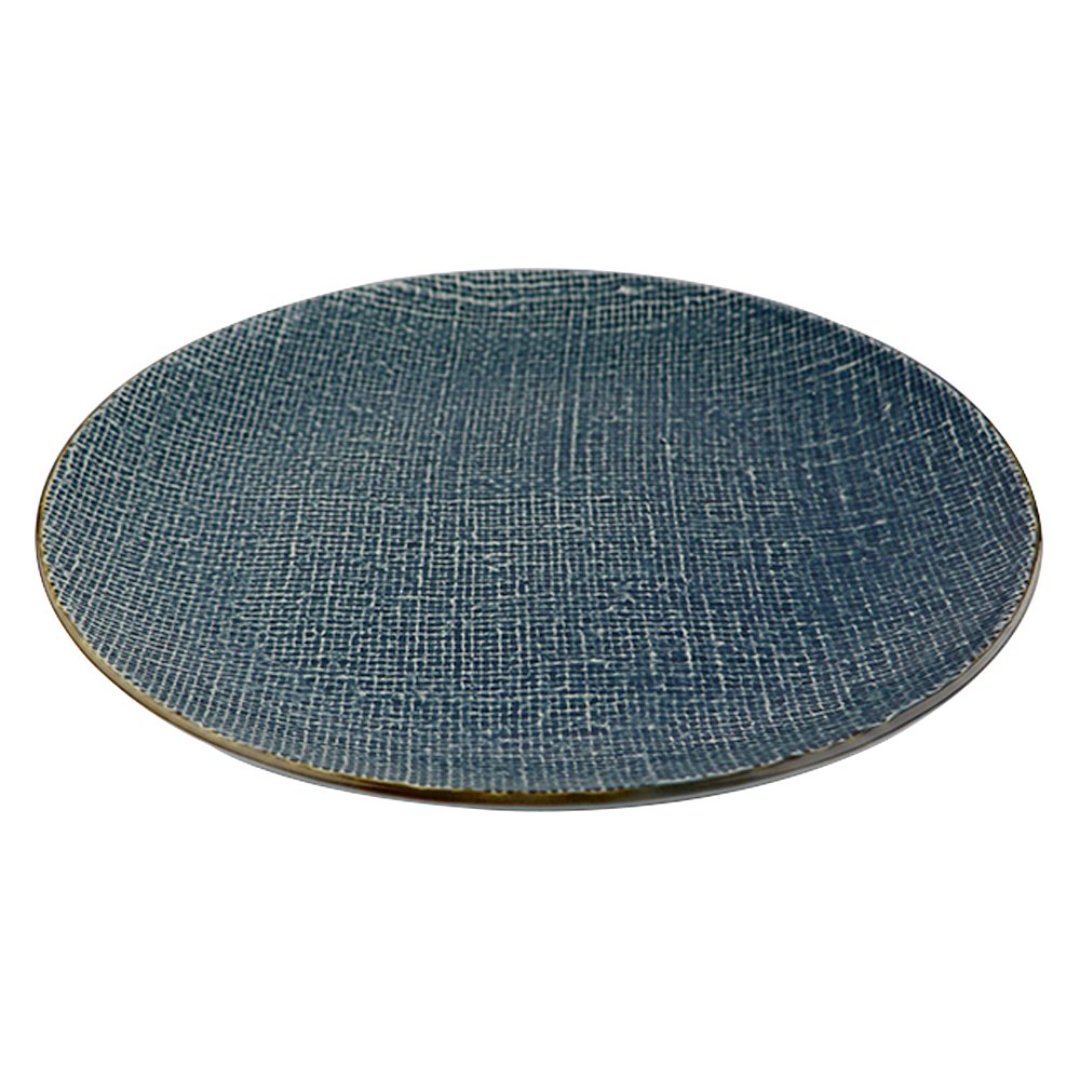 Fotografia para o produto Prato raso em cerâmica Ø27,5cm cor azul