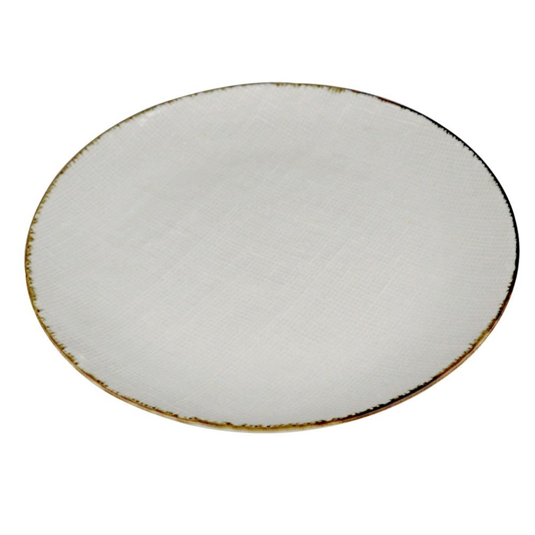 Fotografia para o produto Prato raso em cerâmica Ø27,5cm cor off white