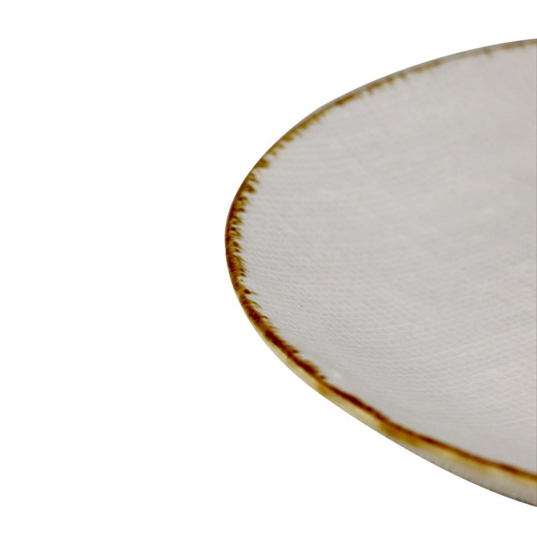 Fotografia para o produto Prato raso em cerâmica Ø27,5cm cor off white