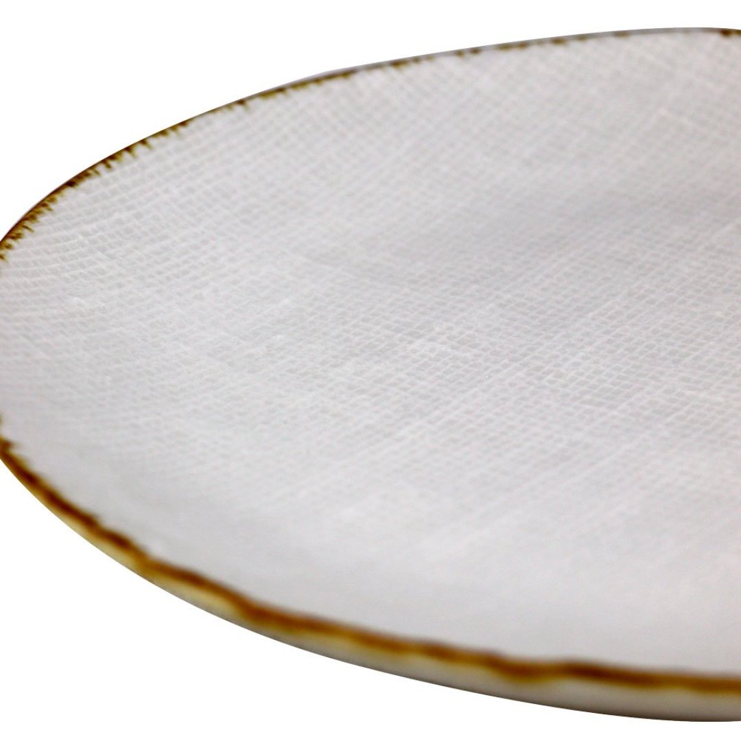 Fotografia para o produto Prato raso em cerâmica Ø27,5cm cor off white