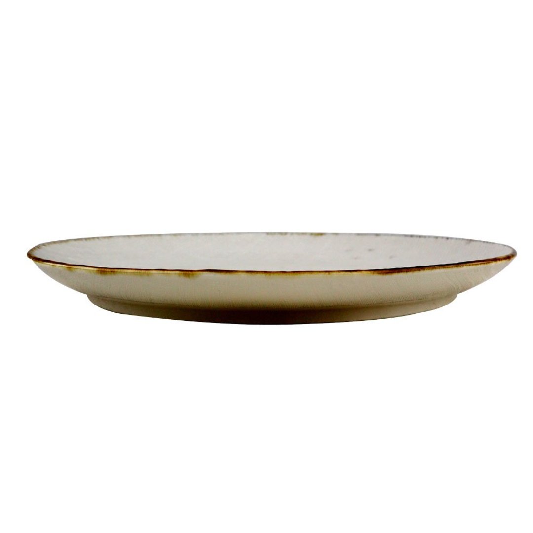 Fotografia para o produto Prato raso em cerâmica Ø27,5cm cor off white