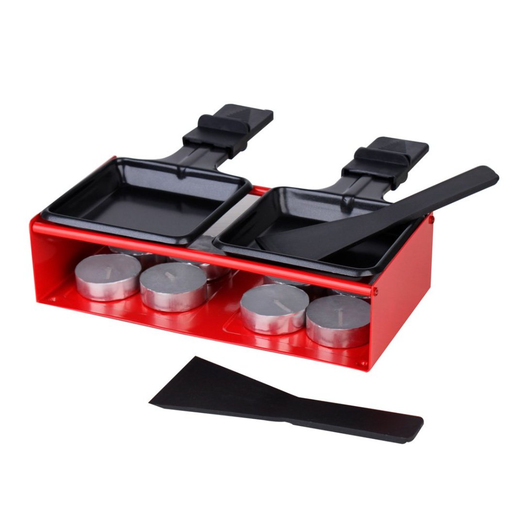 Imagem ilustrativa para Racleteira antiaderente L37,7xP10xA6,7cm cor vermelha e preta