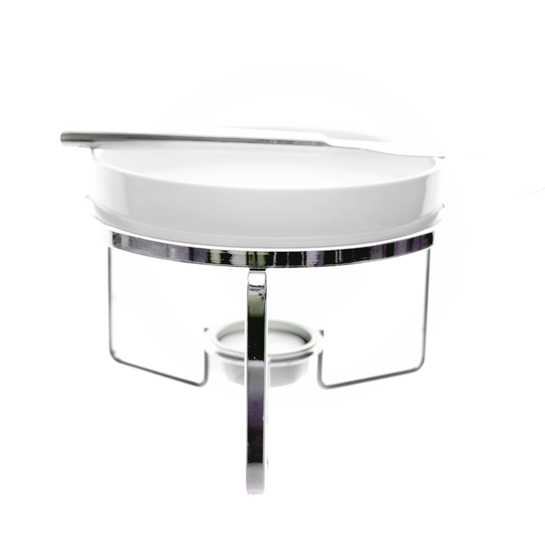 Fotografia para o produto Rechaud para queijo brie com faca em cerâmica Ø16xA11,7cm