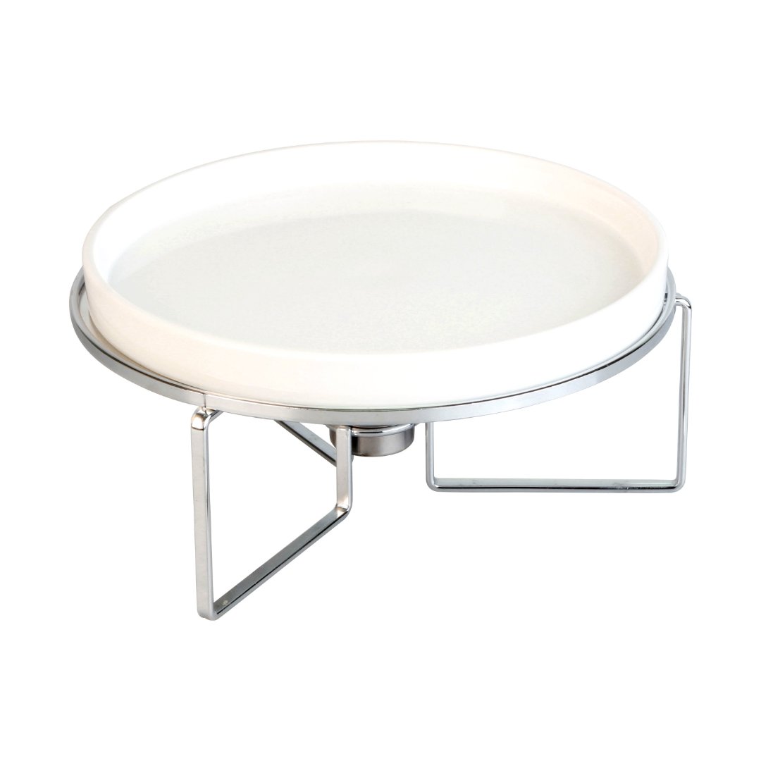 Fotografia para o produto Rechaud para queijo brie em cerâmica com faca em aço inox Ø29xA11,8cm