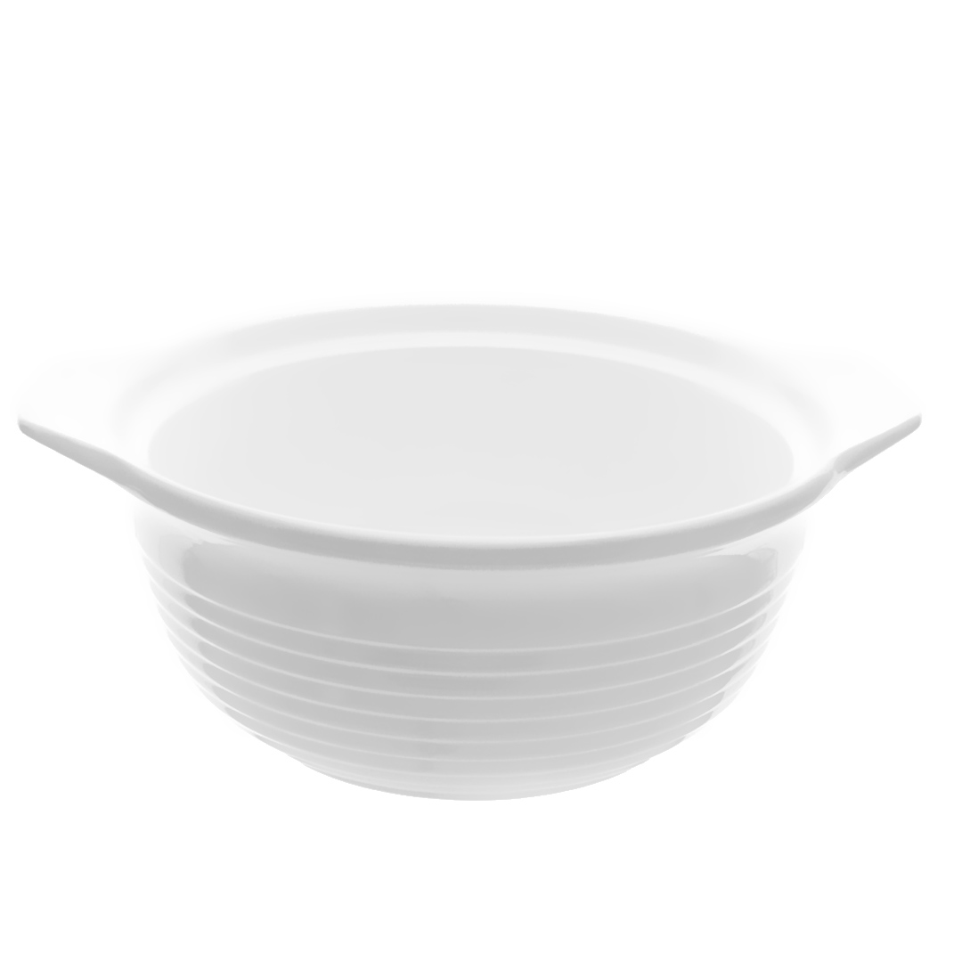 Fotografia para o produto Rechaud redondo em porcelana com queimador L33xP25,5xA25cm