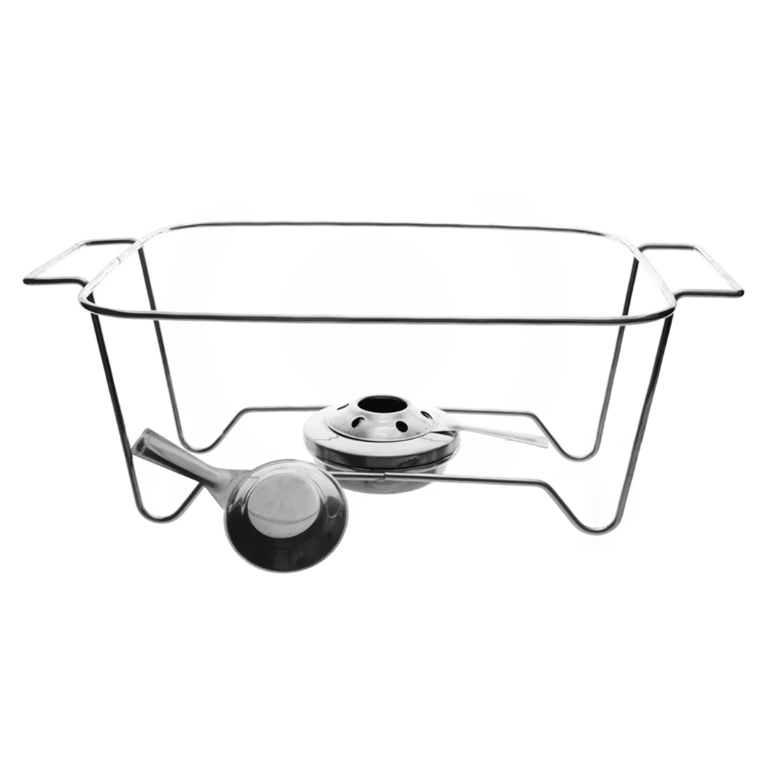 Fotografia para o produto Rechaud retangular em porcelana com queimador L42xP25xA22,5cm