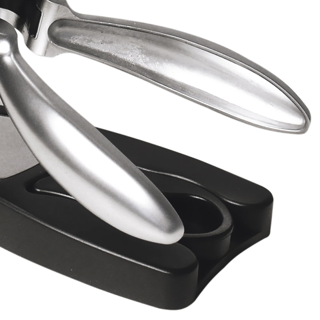 Fotografia para o produto Saca-rolhas com base e corta lacre em zamac L7xP16xA15cm