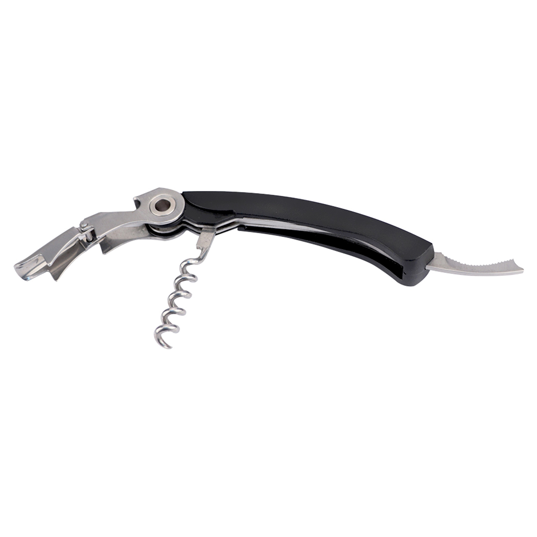 Fotografia para o produto Saca-rolhas garcom em aço inox e ABS L3xP2xA12cm