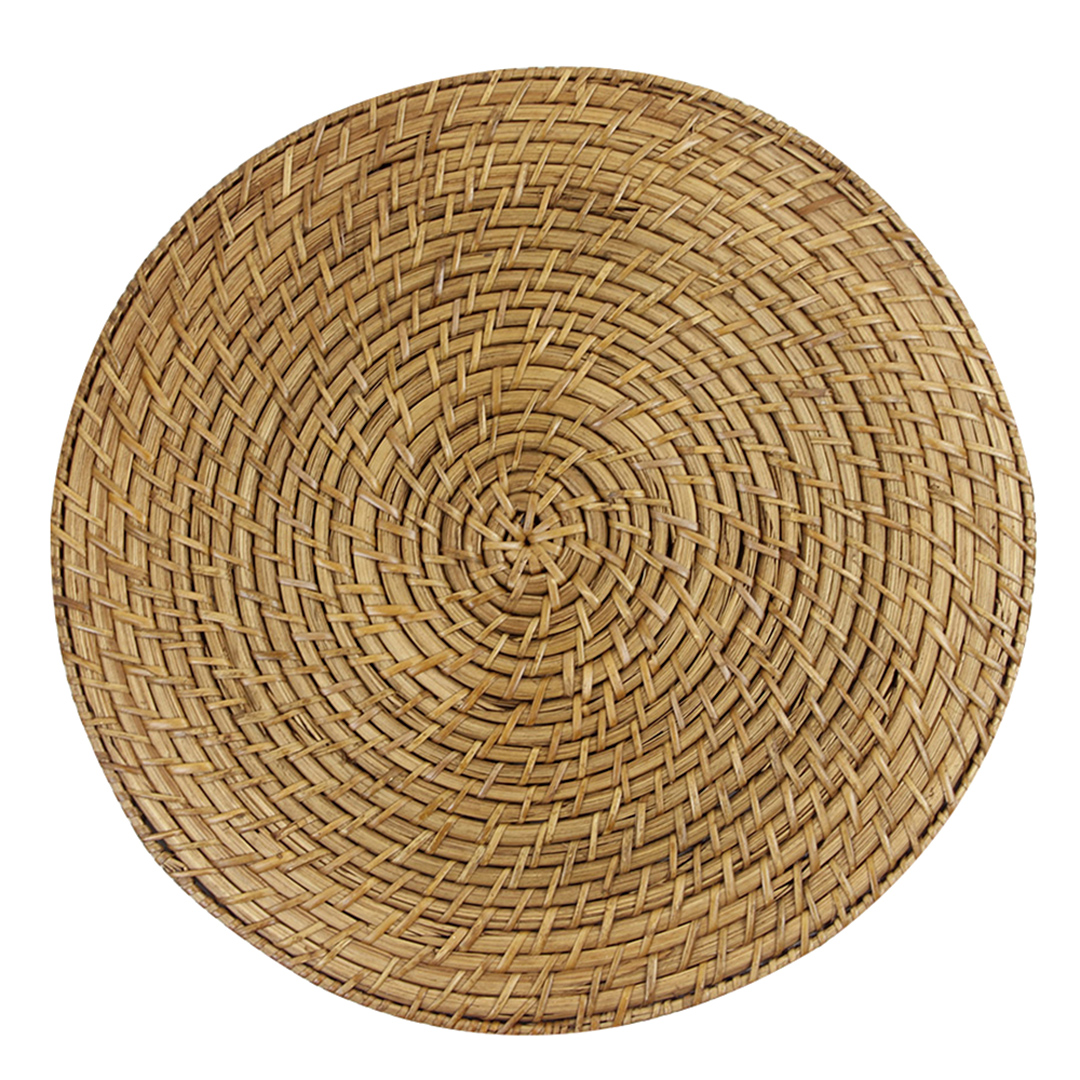 Imagem ilustrativa para Sousplat em bambu e rattan Ø35xA1,5cm
