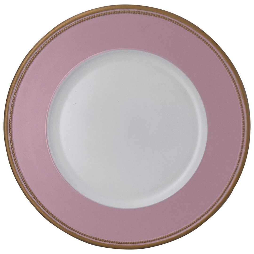 Imagem ilustrativa para Sousplat em plástico Ø33cm cor rosa claro