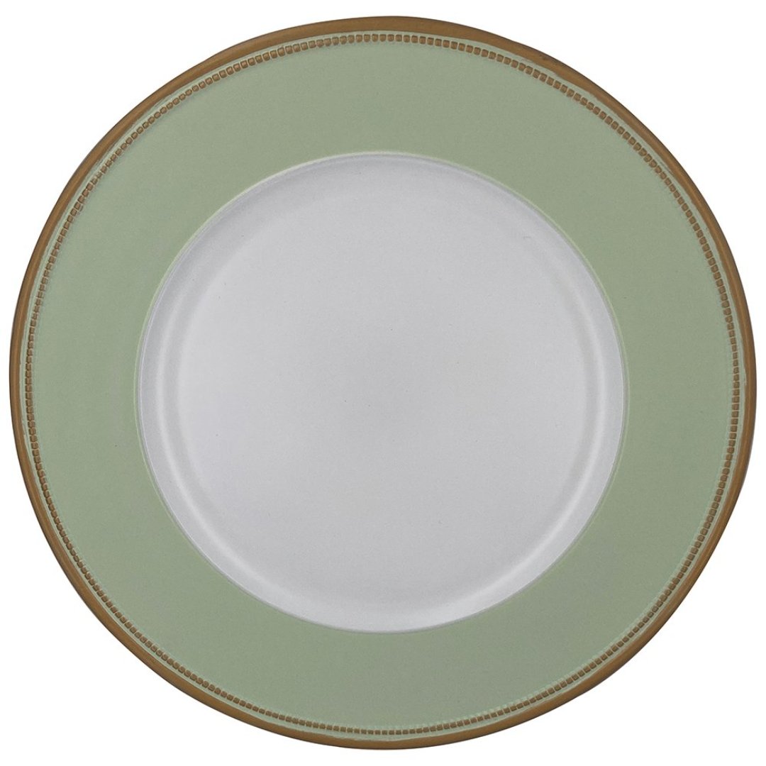 Imagem ilustrativa para Sousplat em plástico Ø33cm cor verde claro