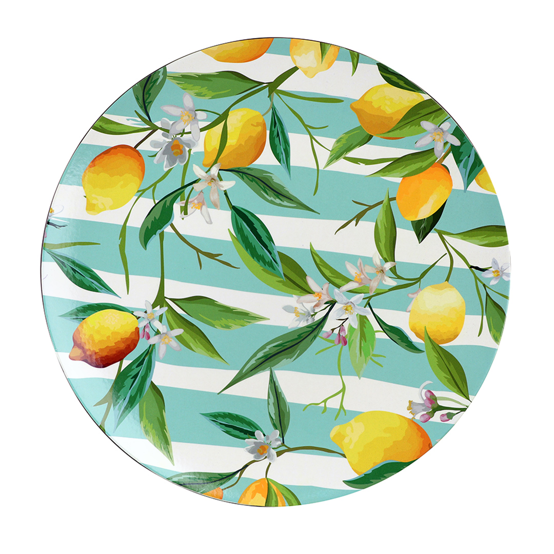 Imagem ilustrativa para Sousplat limão em plástico Ø33cm
