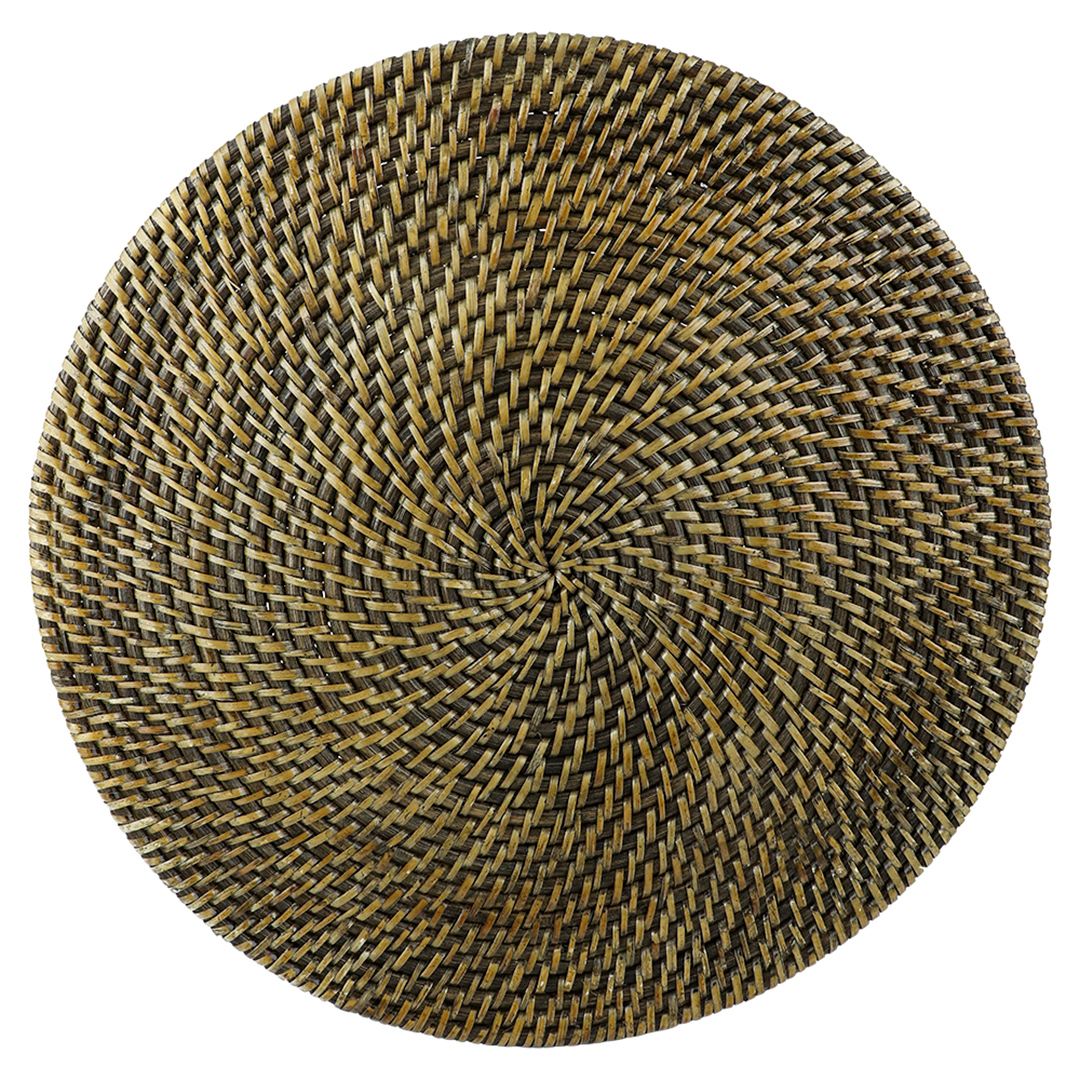 Imagem ilustrativa para Sousplat em rattan Ø35xA1,5cm