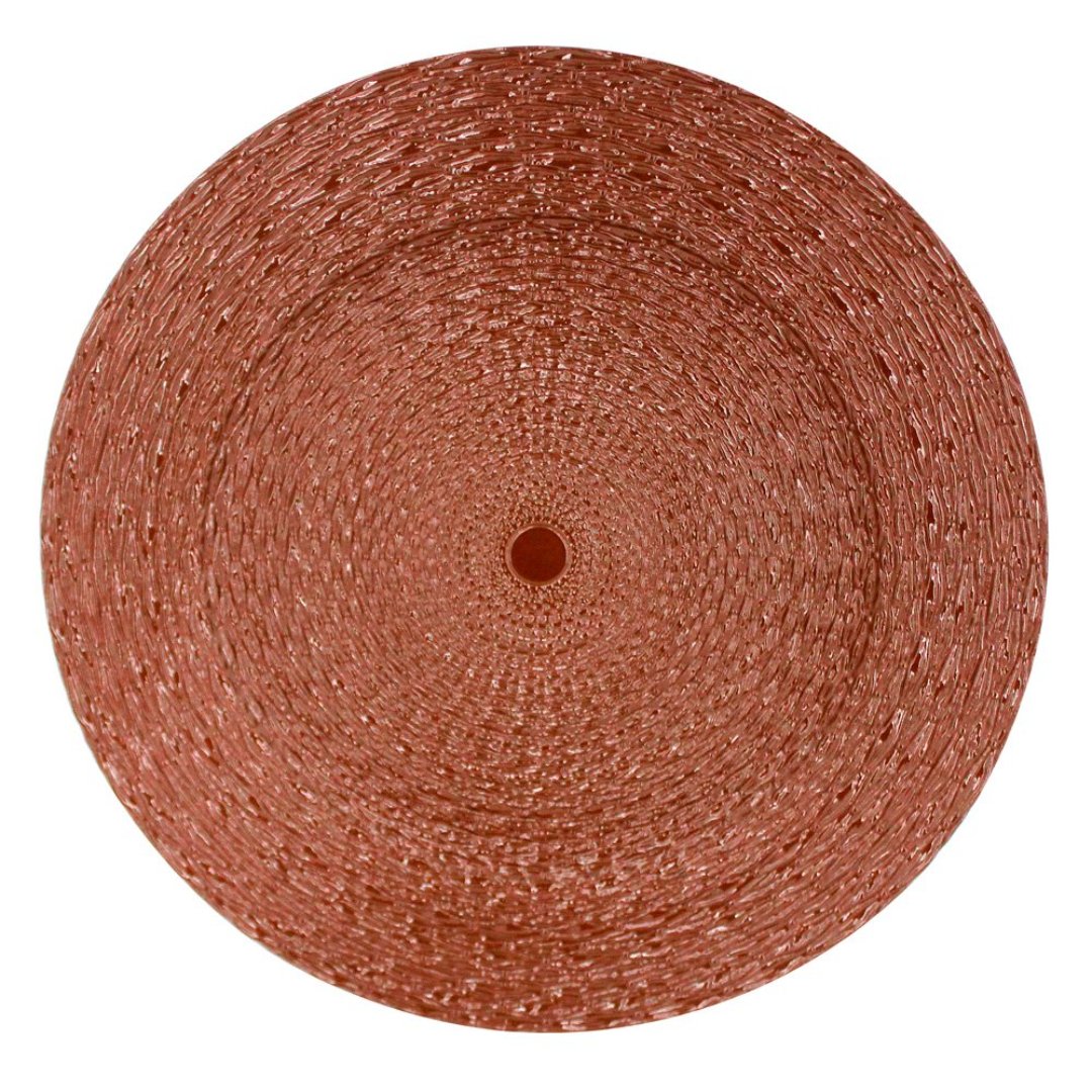 Imagem ilustrativa para Sousplat em plástico modelo rattan Ø33cm cor marrom