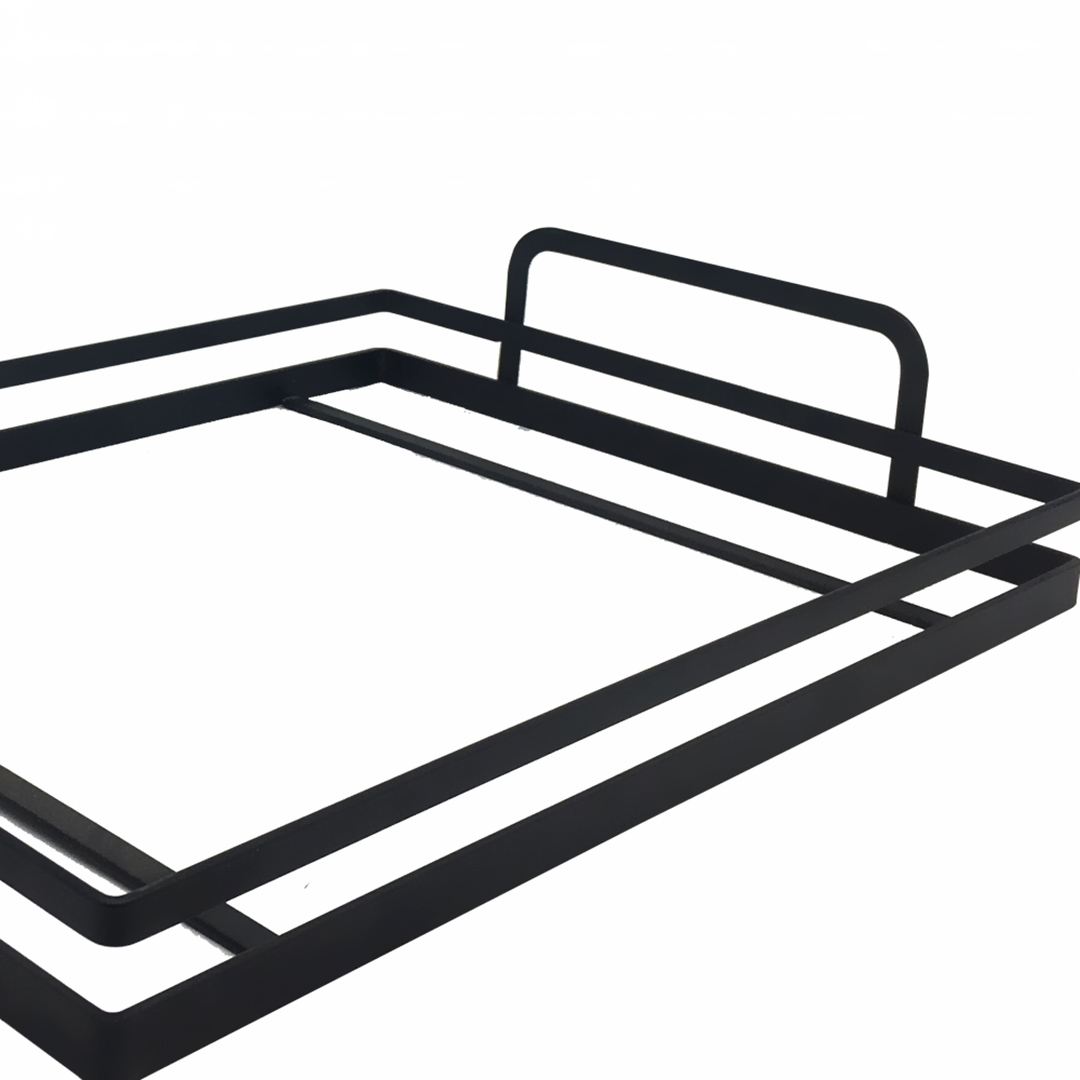 Fotografia para o produto Suporte retangular para bandeja em metal L41,5xP31,5xA8cm