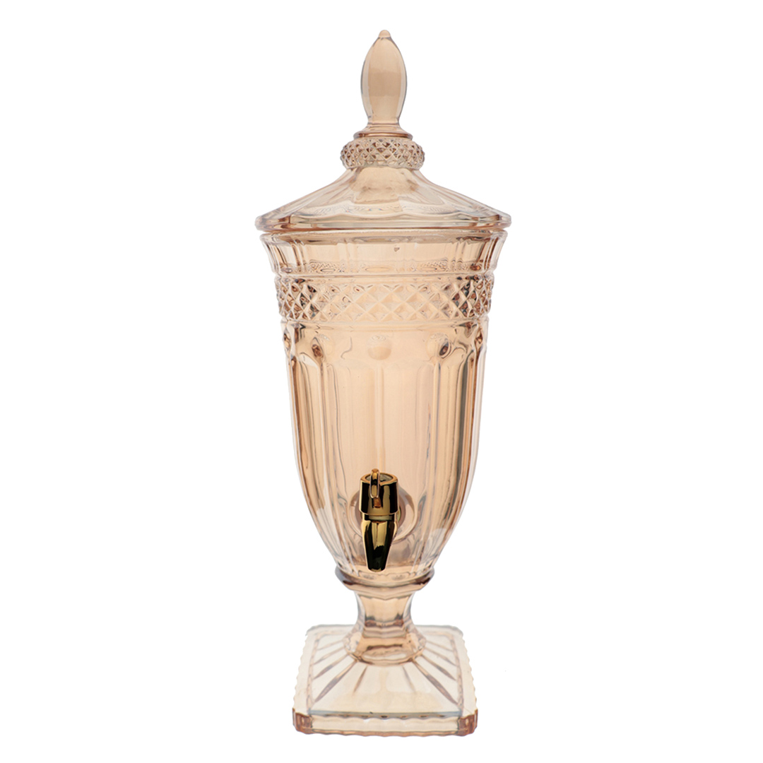 Imagem ilustrativa para Suqueira em cristal ecológico com pé 2L cor âmbar