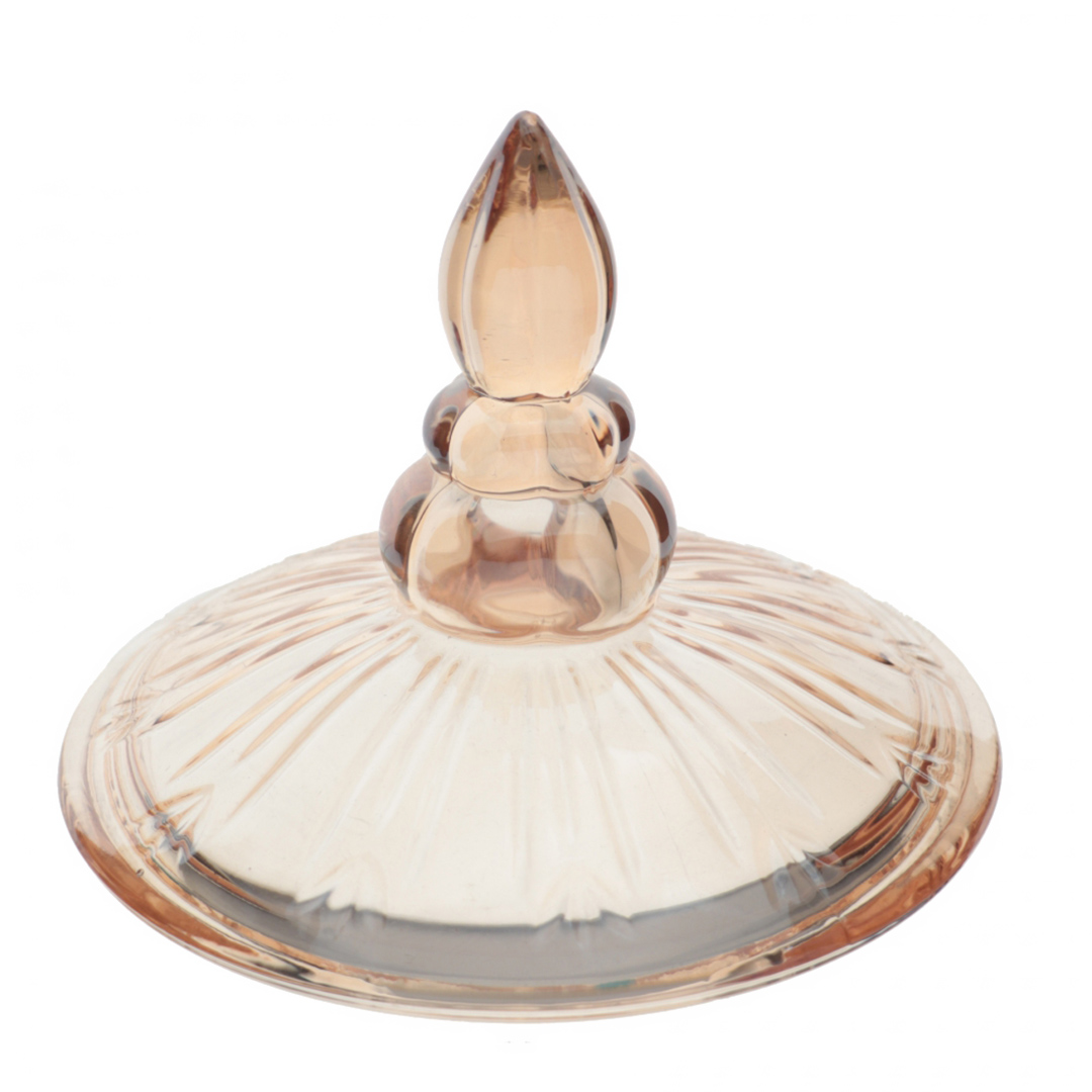 Fotografia para o produto Suqueira com pé em cristal ecológico 4,5l cor âmbar