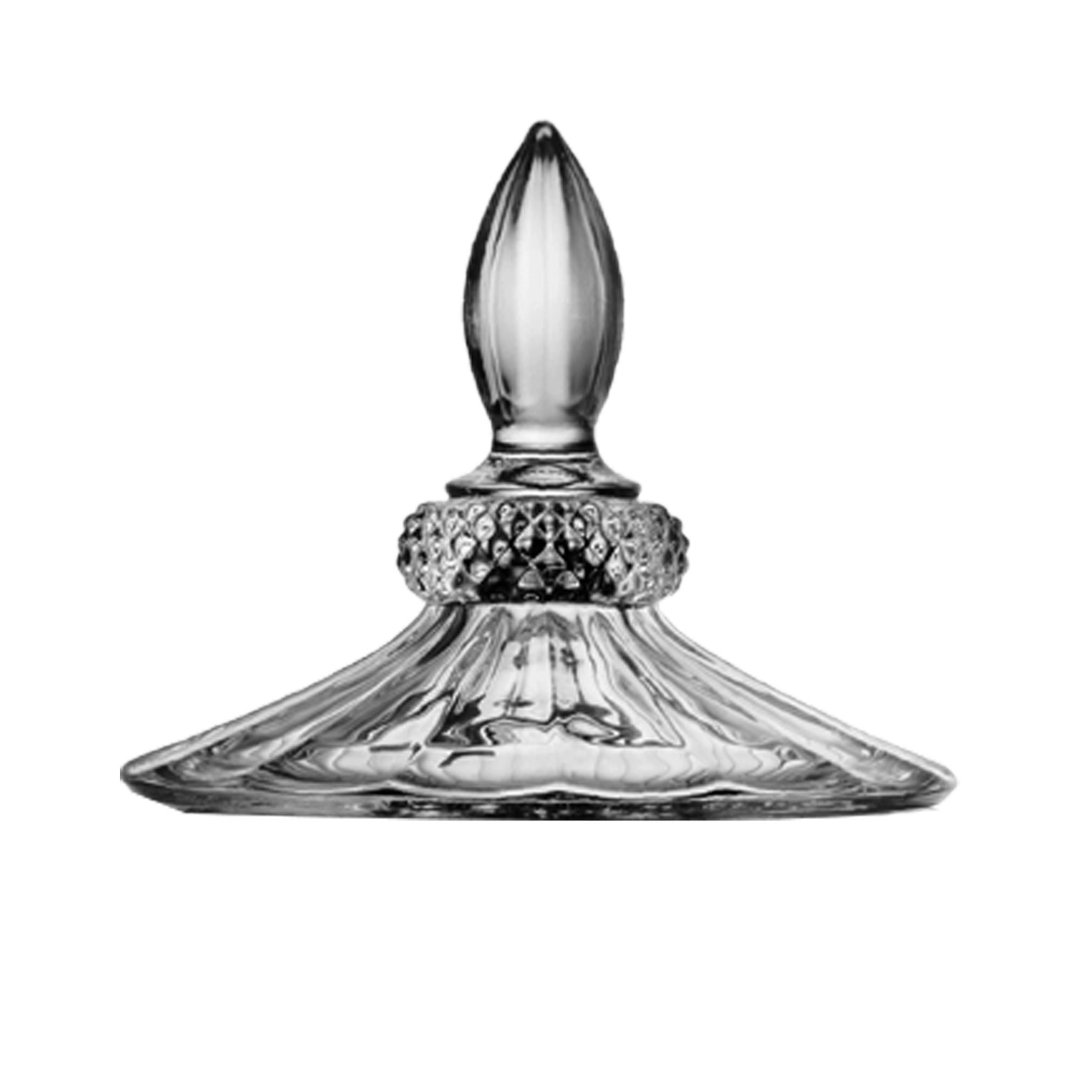 Fotografia para o produto Suqueira em cristal ecológico 2l pé/tampa prata