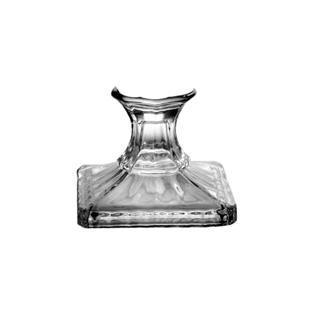 Fotografia para o produto Suqueira em cristal ecológico 2l pé/tampa prata